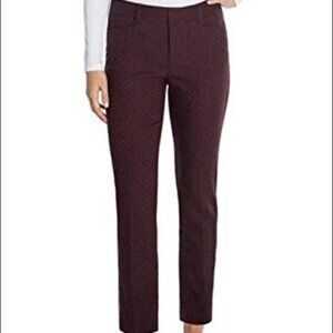 Mario Serrani Size 14 Jacquard Pattern Print Dress Pants Straight Leg Formal